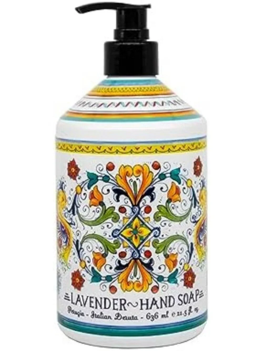 Luxurious Italian Hand Soap Set - 8 Pack, 21.5 fl oz - Lavender, Sweet Orange